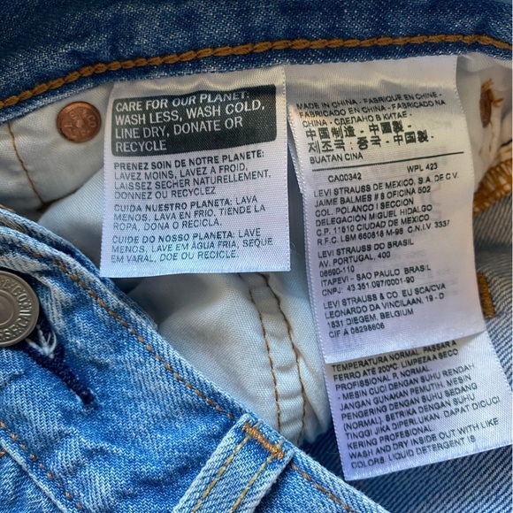 Levi’s Original 501s Light Hearted - Light Wash - Picture 11 of 12